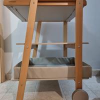 Foppapedretti Athena Fasciatoio, Faggio, Tortora