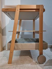 Foppapedretti Athena Fasciatoio, Faggio, Tortora