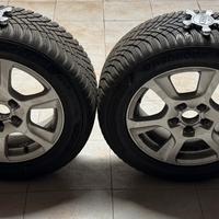 Cerchi originali audi e gomme termiche 225/55 r16