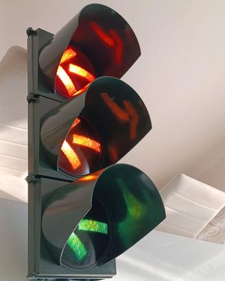 semaforo stradale direzionale originale anni 80