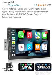 autoradio bluetooth 9 pollici 
