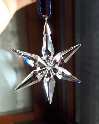 Fiocco di neve Stella cristallo cuore swarovski