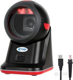 OBZ 1D 2D QR Desktop Barcode Scanner Lettore di Co