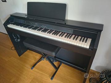 Piano Casio Privia PX-860 completo seduta e cuffie