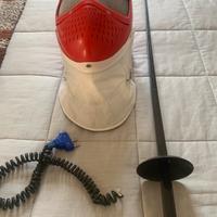 Fioretto in plastica da Scherma più maschera