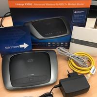 Linksys X3000 ADSL2+ Modem Router Wireless