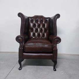 Poltrona chesterfield Queen Anne nuova... chester 