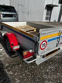 Carrello rimorchio auto UMBRA, basculante