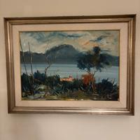 Quadro grande olio su tela