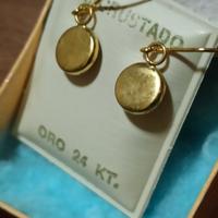 orecchini placcati oro 24Kt