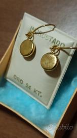 orecchini placcati oro 24Kt