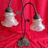 lampada liberty in bronzo 
