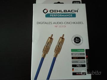 Oehlbach  2 cavi  coax  hiend /nr 3 ad. xlr rca