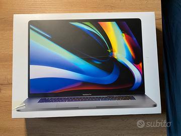 Macbook pro 16’ 1TB SSD i9 64gb RAM ( NUOVO )