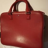 Montblanc Sartorial Borsa Messenger, 37 cm, Rosso