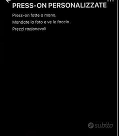 Press- on su misura fatte a mano