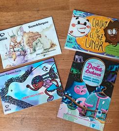 Lotto 4 Libri infantili in Spagnolo 5 a 10 anni 