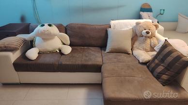 Divano letto con contenitore, 2,85 x 140