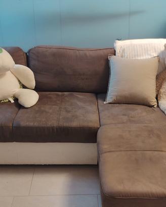 Divano letto con contenitore, 2,85 x 140