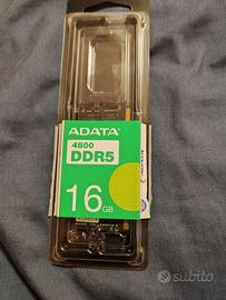 Ram ddr5 16 gb pc5 4800 mhz