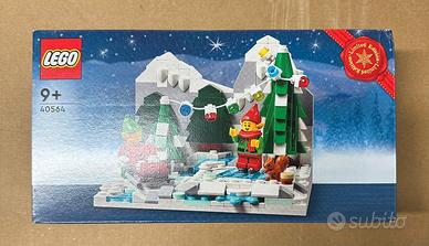 Lego 40564 Diorama Elfi invernali di Babbo Natale
