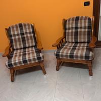 Poltrone in puro legno