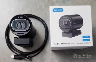 Webcam 4K per Streaming Videocamera USB 1080P 60FP