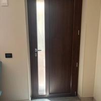 Portone in pvc conpleto di zanzariera e doppio inf