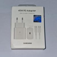 Caricatore Samsung 45W bianco originale con Cavo