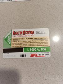 Scheda telefonica vintage usata 