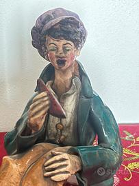 Statuetta in  ceramica di sciacca Caltagirone