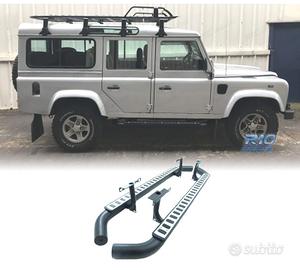 PIASTRE PEDANE LAND ROVER DEFENDER 110 ARGENTO 83-