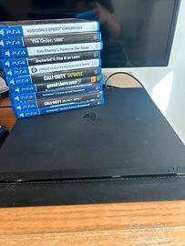 Ps4 Slim 500GB + dualshock + giochi