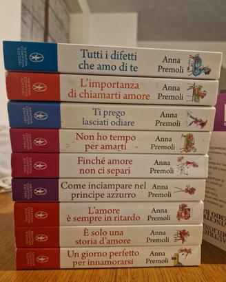Lotto 9  libri Anna Premoli – romanzi rosa