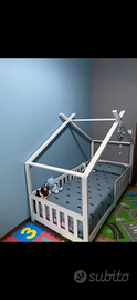 letto 90x200 a casetta
