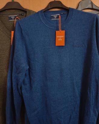 Stock 3 Maglioni Superdry Uomo M - Misto Cashmere