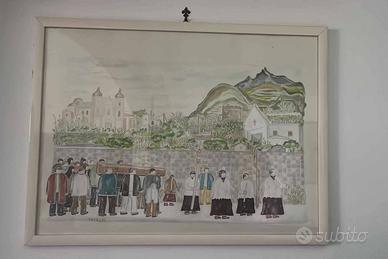 Michele Petroni peperone dipinto ischia