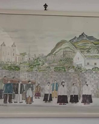 Michele Petroni peperone dipinto ischia