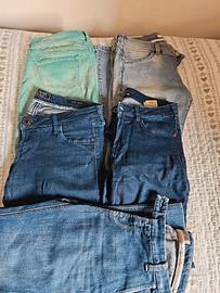 lotto 5 paia jeans tg 28