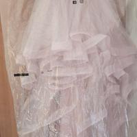 Vestito elegante rosa cipria