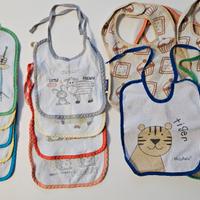 Bavaglini 14 pezzi Bandana Baby Fazzoletto Fazzole
