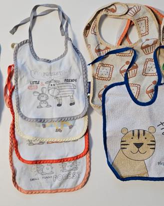 Bavaglini 14 pezzi Bandana Baby Fazzoletto Fazzole