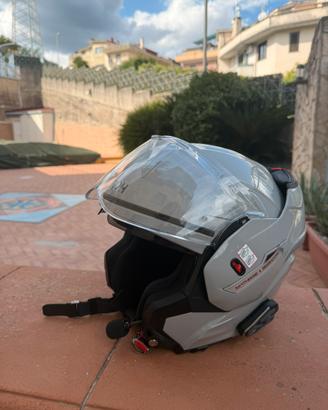 Casco modulare Airoh Mathisse II ice + interfono