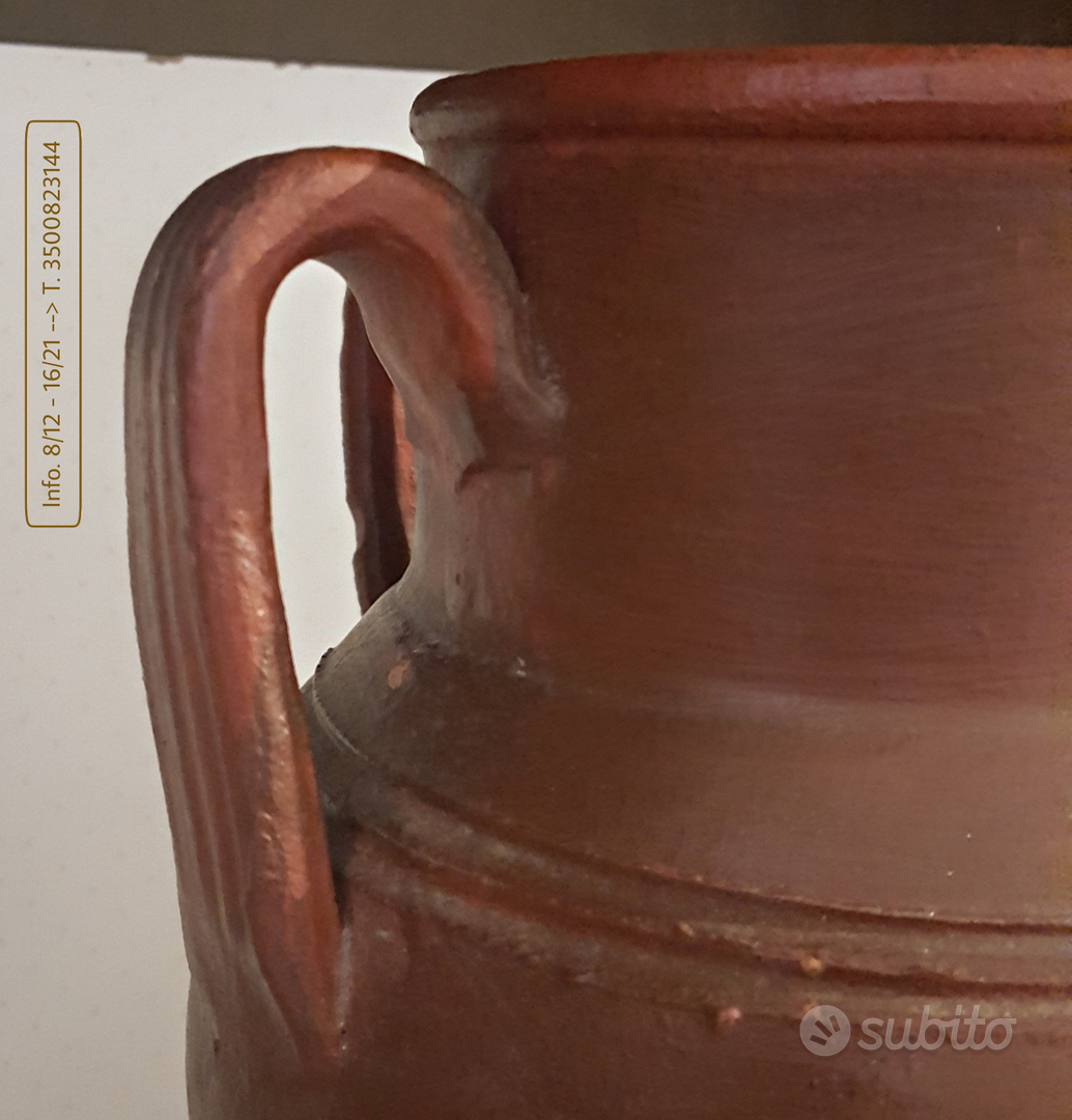 La PIGNATA in terracotta - Puglia 1900 - Collezionismo In vendita