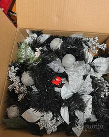 Ghirlanda natale con luci