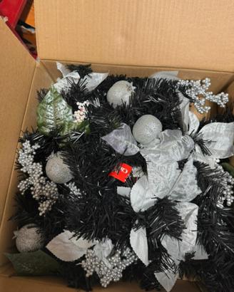 Ghirlanda natale con luci