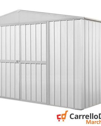 Capanno box esterno lamiera 360x175 bianco