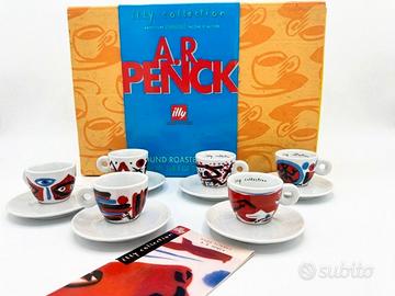 Illy Art Collection A.R. Penck 1997 Set 6 Tazzine