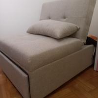 Divano Letto Singolo Salvaspazio Chaise Longue

