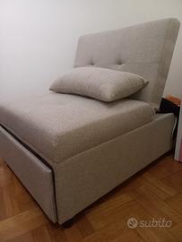 Divano Letto Singolo Salvaspazio Chaise Longue

